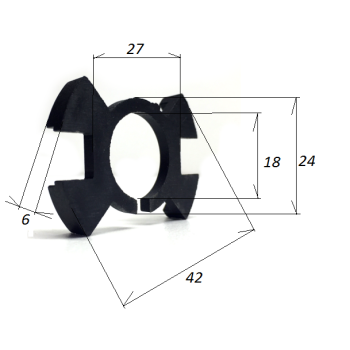 Adapter montażowy AM22