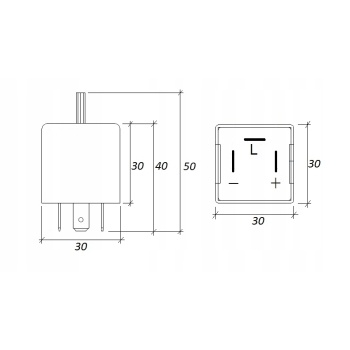 Przerywacz 3 pin regulowany CF14KT